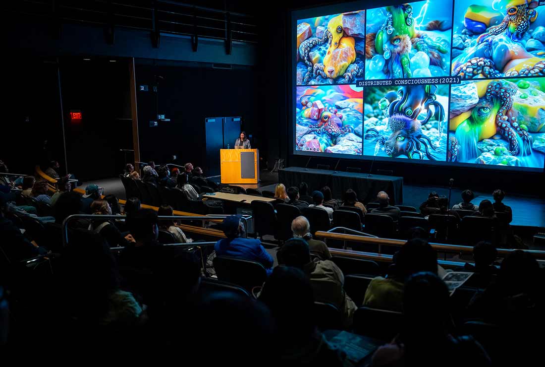 presentation at atkinson hall auditorium