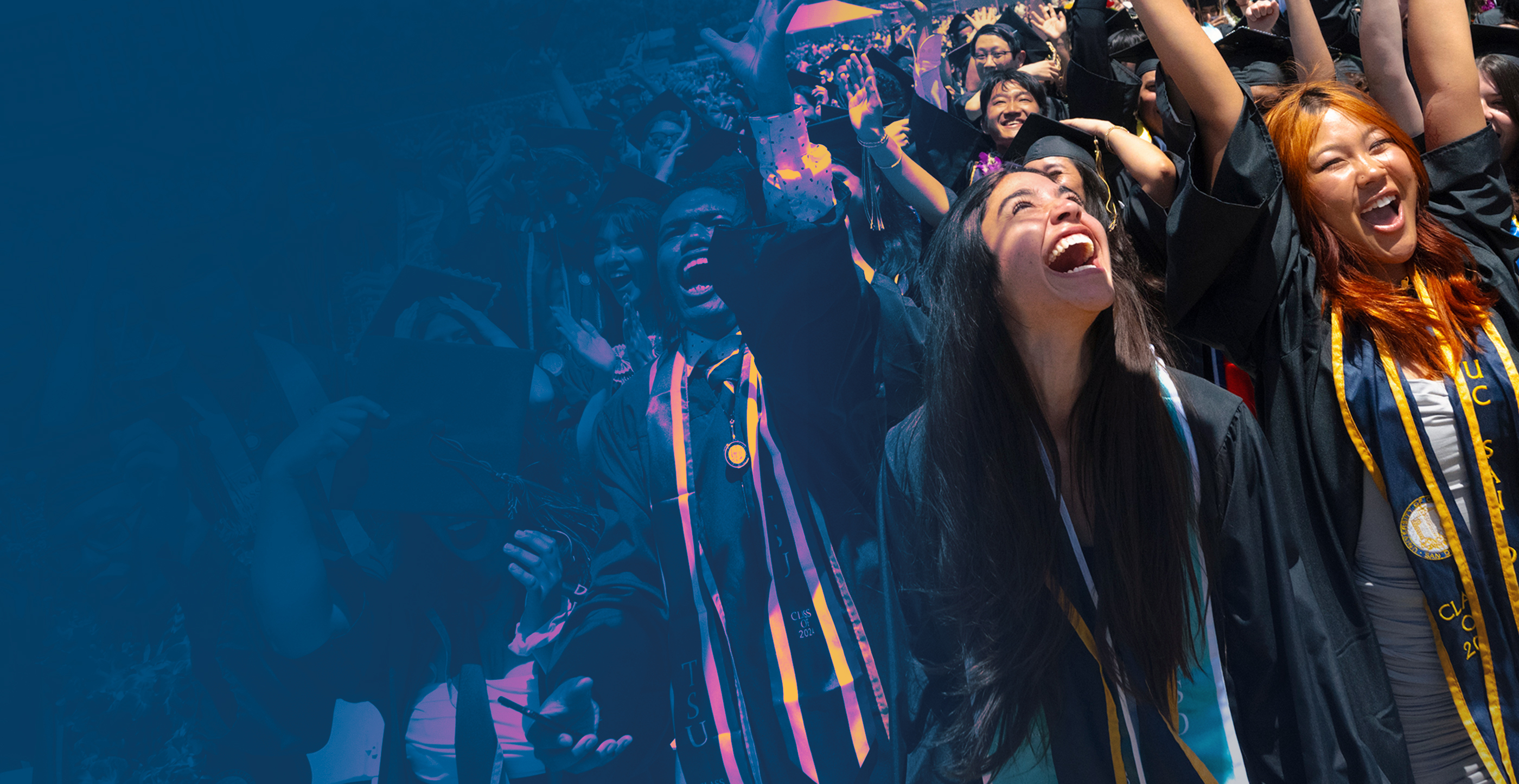 Image of UC San Diego graduates celebrating